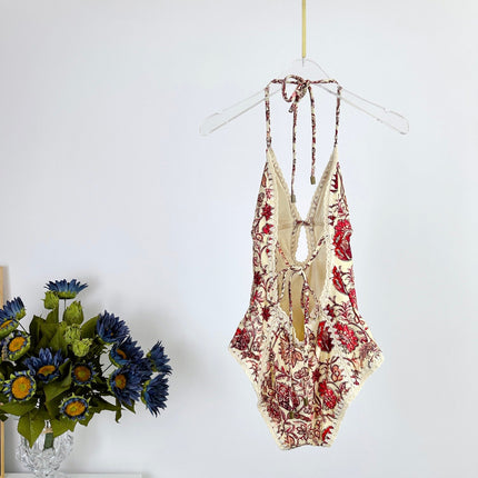 ZIMMERMANN BIKINI WITH PLUNGING NECKLINE 270503