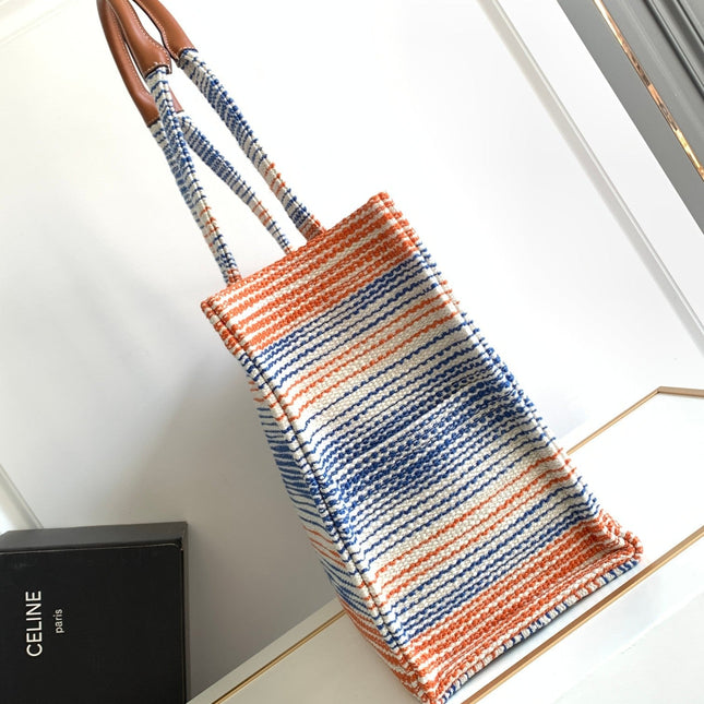 CABAS THAIS 41 RAINBOW FABRIC TOTE