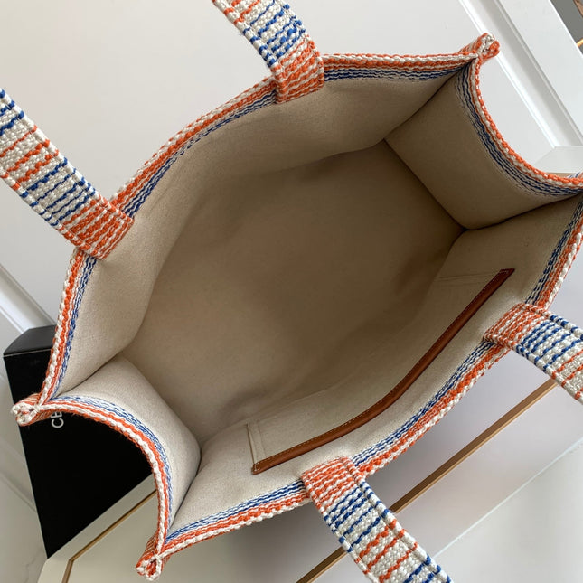 CABAS THAIS 41 RAINBOW FABRIC TOTE