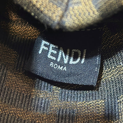 FENDI 26 FIRST SMALL IN MIDNIGHT BLUE MIX WHITE CALFSKIN SILVER HARDWARE