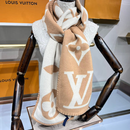 LV SCARF 240 CM IN CASHMERE 737198