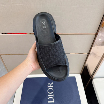 CD H-TOWN SANDAL BLACK JACQUARD