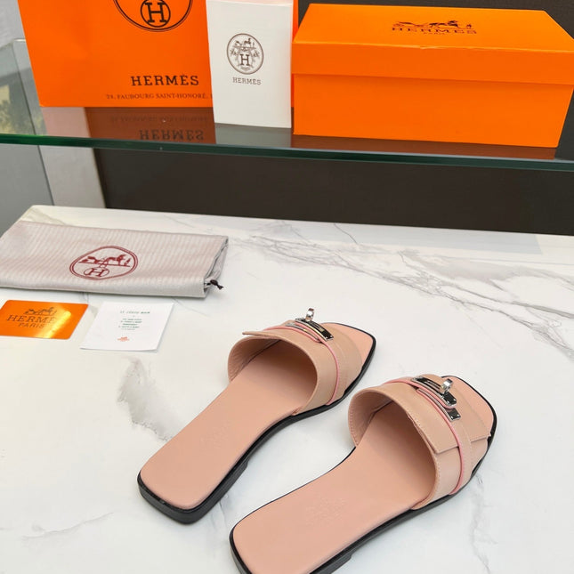 Giulia Sandal Rose Cannelle Calfskin