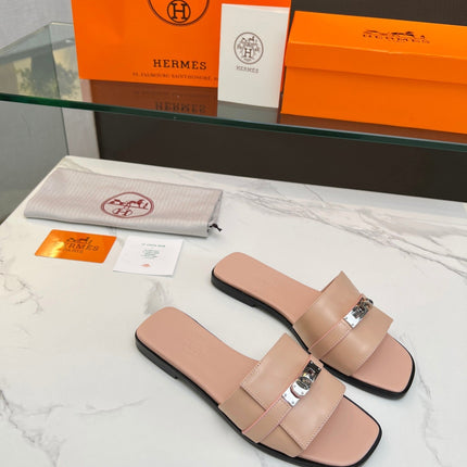 Giulia Sandal Rose Cannelle Calfskin