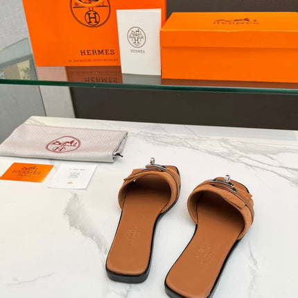Giulia Sandal Tan Suede Tan Calfskin