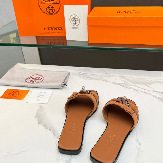 Giulia Sandal Tan Suede Tan Calfskin