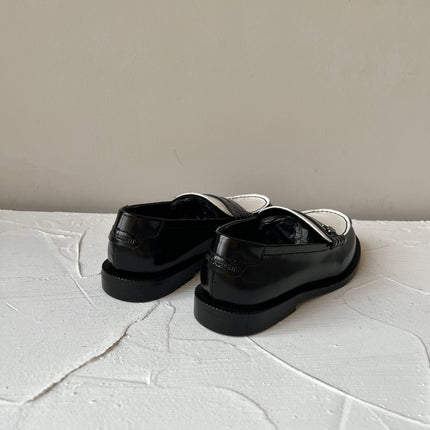 SL LE LOAFER BLACK AND WHITE CALFSKIN
