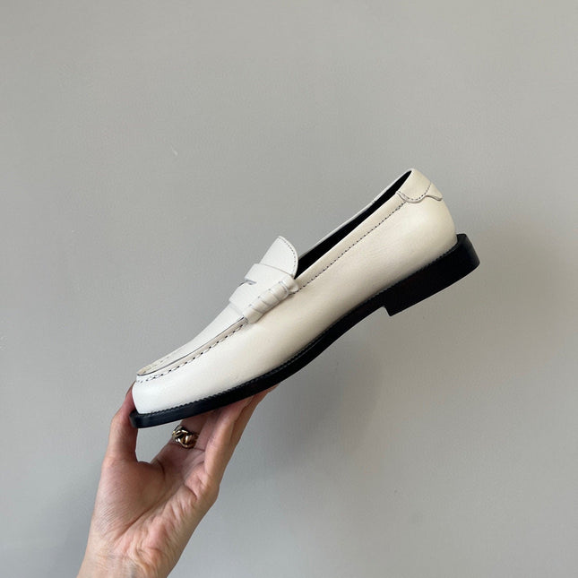 SL LE LOAFER WHITE SUEDE