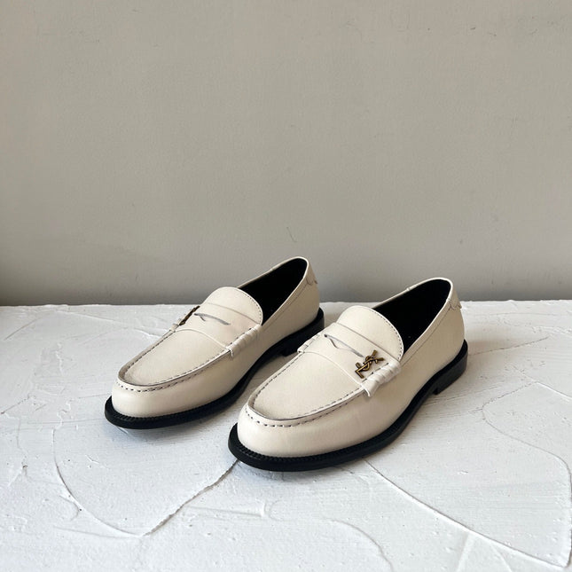SL LE LOAFER WHITE SUEDE