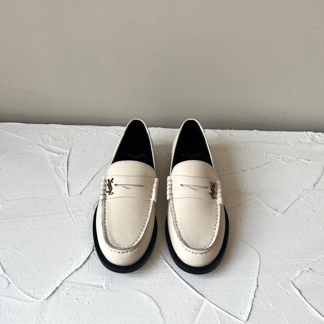 SL LE LOAFER WHITE SUEDE