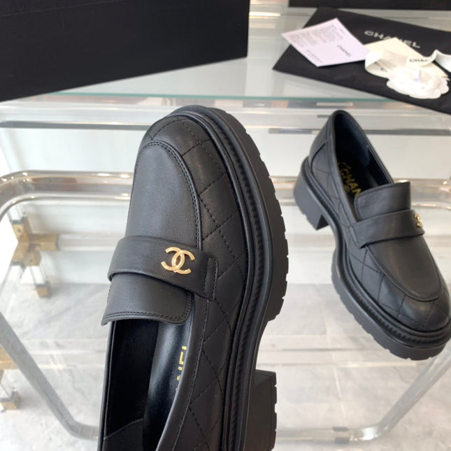 MOCCASINS black 1 CALFSKIN