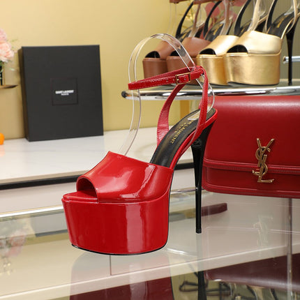 SL SUPER HIGH HEELS SANDAL RED CALFSKIN
