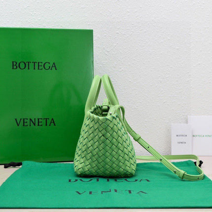 Mini Cabat 20cm Green Lambskin Ghw
