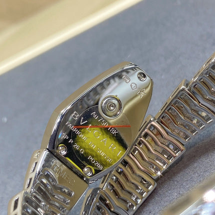 SERPENTI JEWELRY ALL WHITE GOLD WITH DIAMOND WHITE DIAL