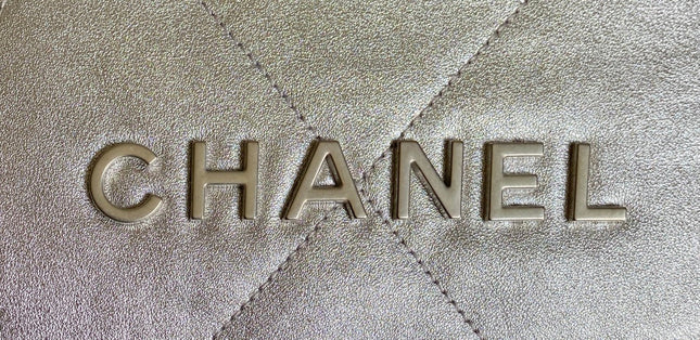 CC HOBO MINI 20CM SILVER LAMBSKIN