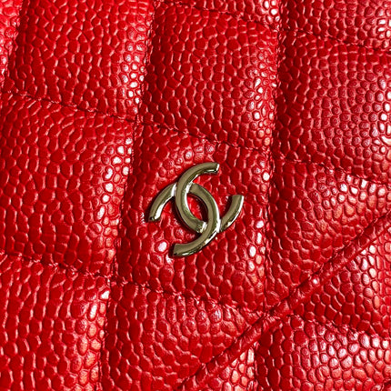 CC WOC 19 RED CAVIAR SILVER HARDWARE