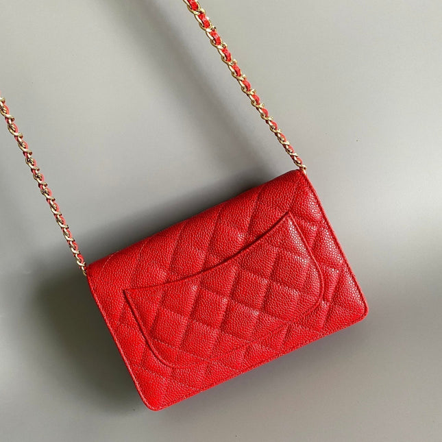 CC WOC 19 RED CAVIAR GOLD HARDWARE