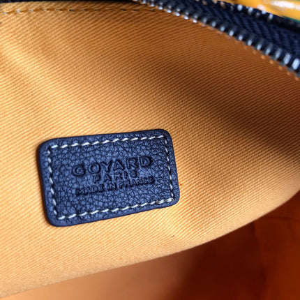 VENDÔME COSMETIC POUCH 17 IN NAVY BLUE GOYARDINE CANVAS AND CALFSKIN TRIM