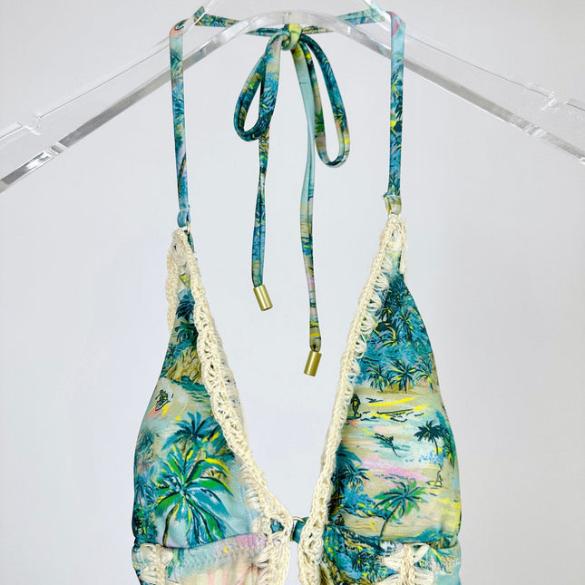 ZIMMERMANN BIKINI WITH PLUNGING NECKLINE 270495