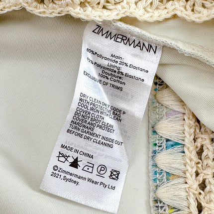 ZIMMERMANN BIKINI WITH PLUNGING NECKLINE 270495