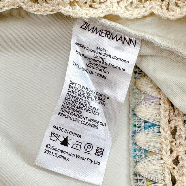 ZIMMERMANN BIKINI WITH PLUNGING NECKLINE 270495
