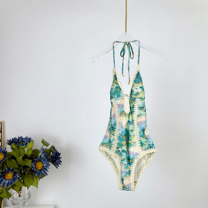 ZIMMERMANN BIKINI WITH PLUNGING NECKLINE 270495