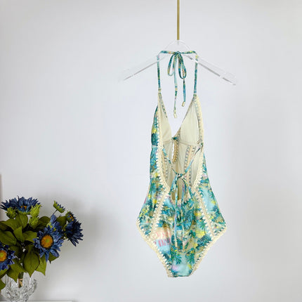 ZIMMERMANN BIKINI WITH PLUNGING NECKLINE 270495