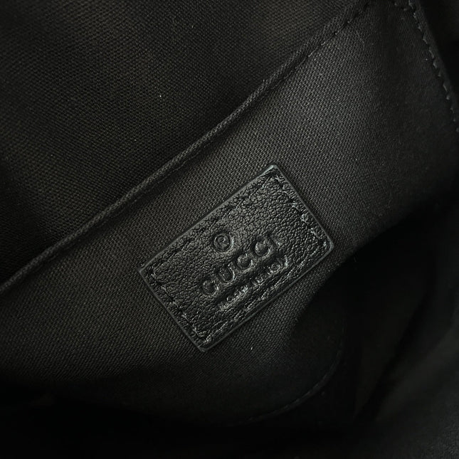 SMALL BLONDIE OVAL SHOULDER BAG 20 IN BLACK CALFSKIN