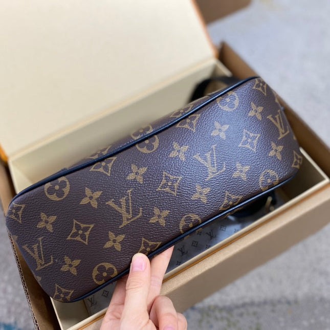BOULOGNE 29 IN BROWN MONOGRAM CANVAS GOLD HARDWARE