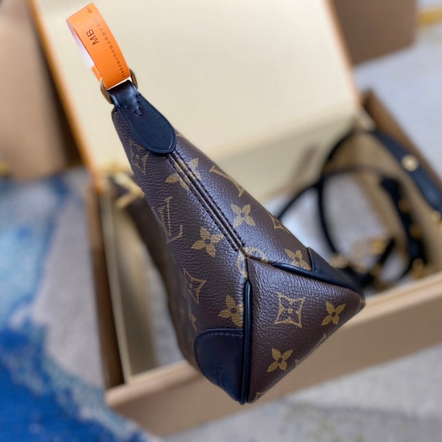 BOULOGNE 29 IN BROWN MONOGRAM CANVAS GOLD HARDWARE
