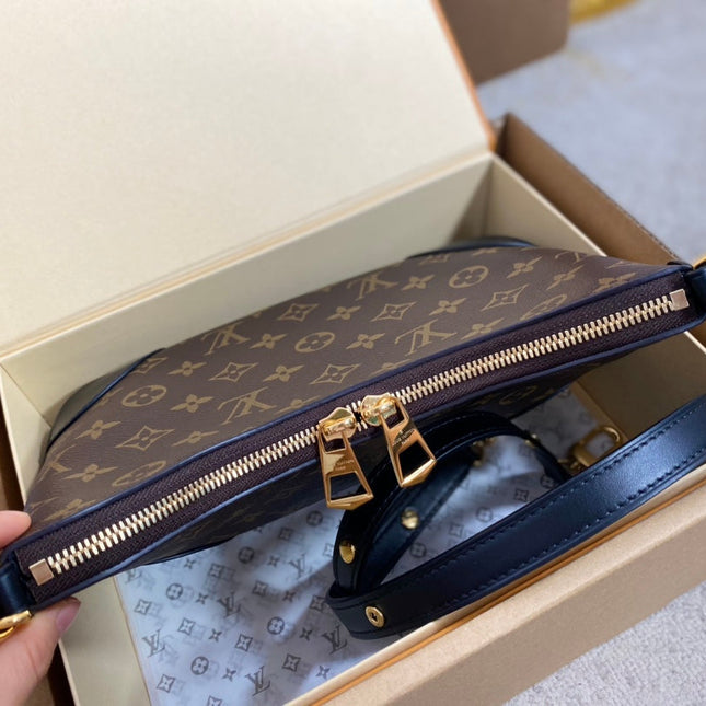 BOULOGNE 29 IN BROWN MONOGRAM CANVAS GOLD HARDWARE
