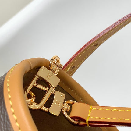 NANO BUCKET 13 BROWN MONOGRAM CANVAS