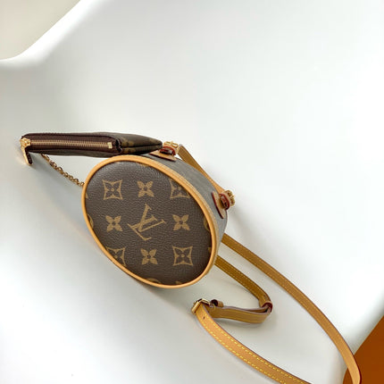 NANO BUCKET 13 BROWN MONOGRAM CANVAS