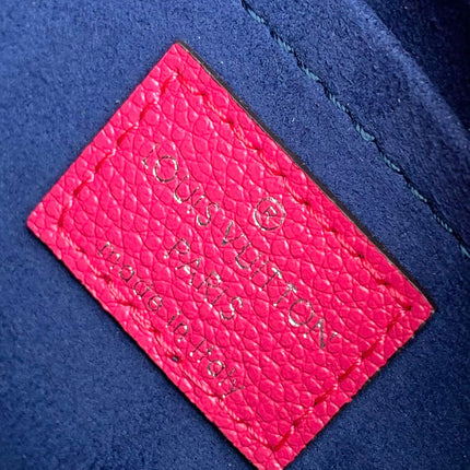 MARELLINI 19 DARK PINK EPI GRAINED LEATHER