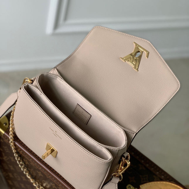 OXFORD 22 IN BEIGE LAMBSKIN GOLD HARDWARE