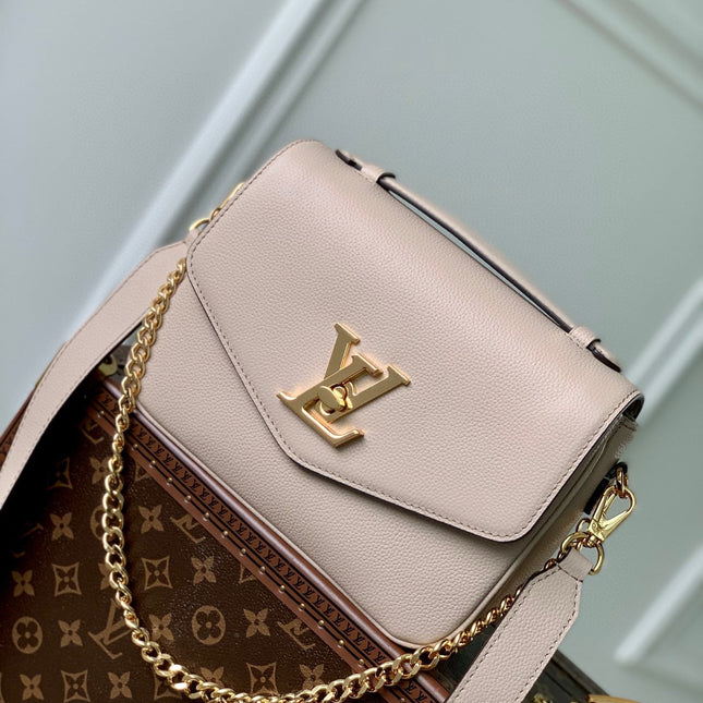 OXFORD 22 IN BEIGE LAMBSKIN GOLD HARDWARE