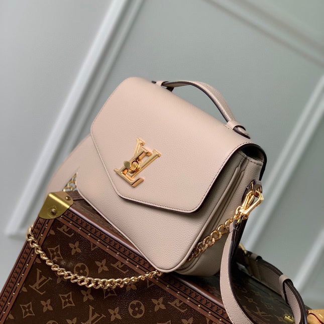 OXFORD 22 IN BEIGE LAMBSKIN GOLD HARDWARE