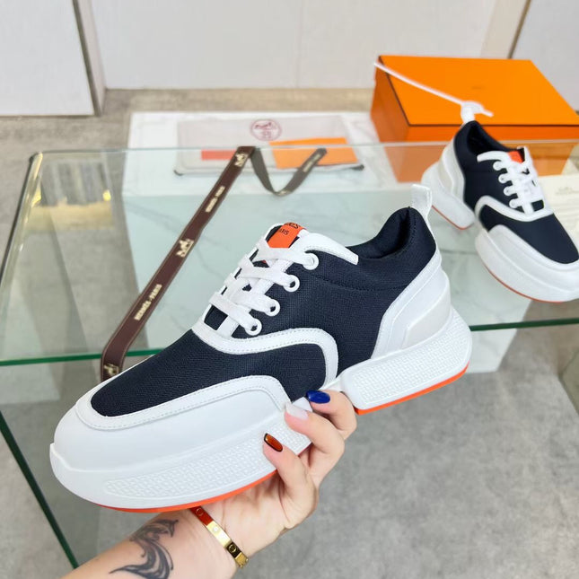 GIGA SNEAKER CHARCOAL BLUE CALFSKIN