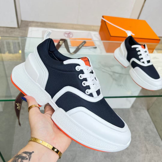 GIGA SNEAKER CHARCOAL BLUE CALFSKIN