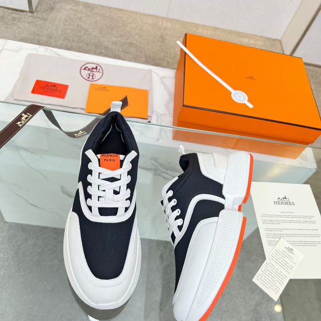 GIGA SNEAKER CHARCOAL BLUE CALFSKIN