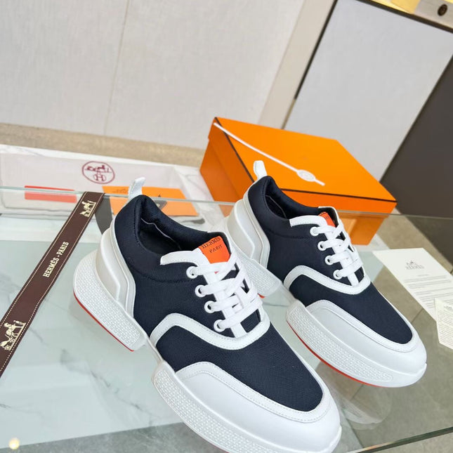 GIGA SNEAKER CHARCOAL BLUE CALFSKIN
