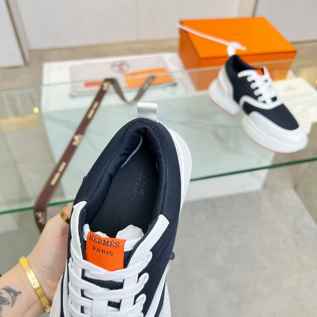 GIGA SNEAKER CHARCOAL BLUE CALFSKIN