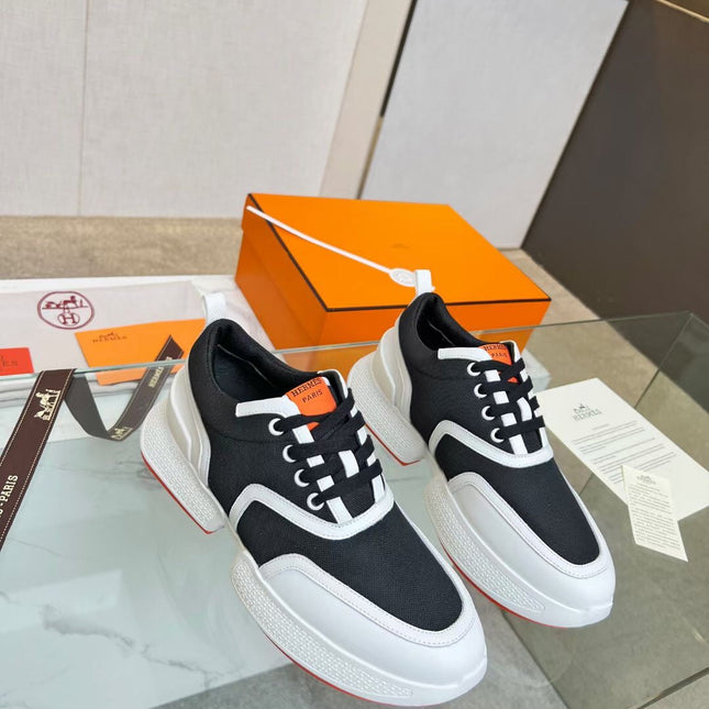 GIGA SNEAKER BLACK MIX WHITE CALFSKIN