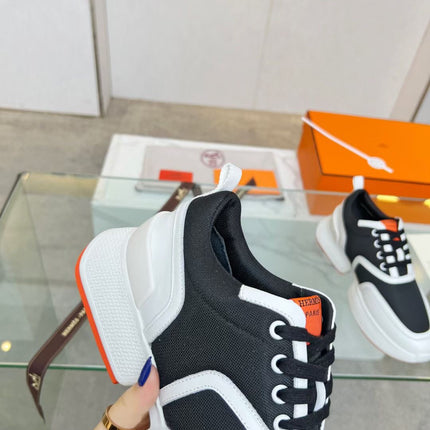 GIGA SNEAKER BLACK MIX WHITE CALFSKIN