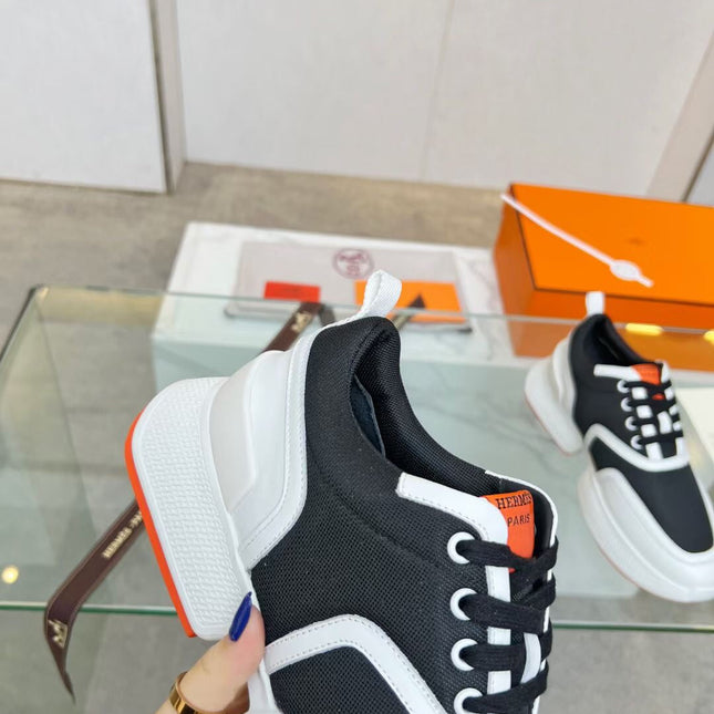 GIGA SNEAKER BLACK MIX WHITE CALFSKIN