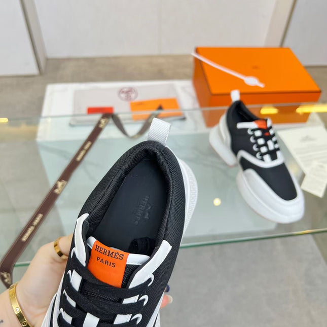 GIGA SNEAKER BLACK MIX WHITE CALFSKIN