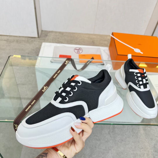 GIGA SNEAKER BLACK MIX WHITE CALFSKIN
