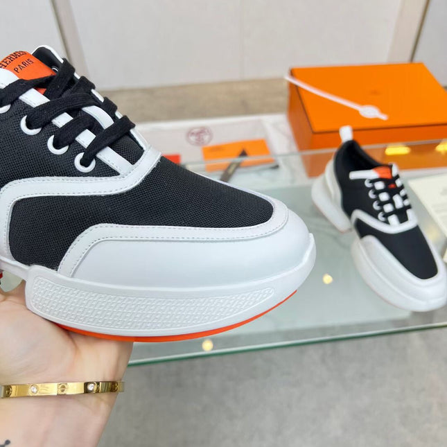 GIGA SNEAKER BLACK MIX WHITE CALFSKIN