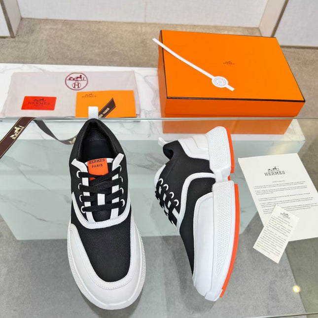 GIGA SNEAKER BLACK MIX WHITE CALFSKIN