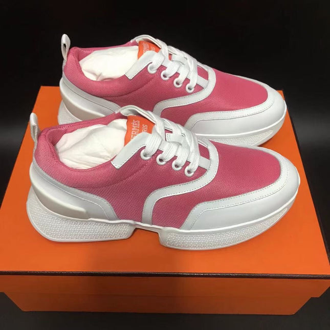 GIGA SNEAKER HOT PINK MIX WHITE CALFSKIN